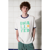 LOGO RINGER T SHIRT / WHITE