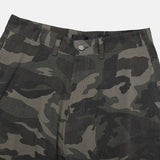 Coil camo snap parachute pants