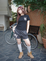 レターN Tシャツ (ブラック)