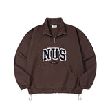 Huke x Nus. ハーフジップアップ（GREY）