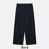 Merries Pintuck Banding Wide Pants