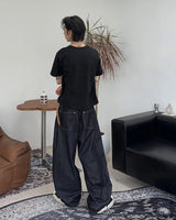 ロペルサマーノーフェード生デニムパンツ