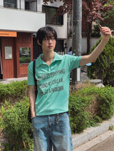 キャッシュドスリム半袖ニット