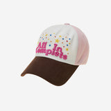Stella Retro Ball Cap (Brown & Cherry Blossom)
