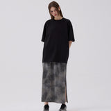 Tiedye ロングスカート Gray