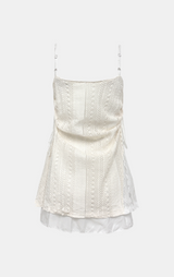 Lace Crochet Layered Dress