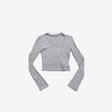 マイフチョーカーニットTシャツ