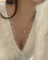 Loveholic necklace (silver)