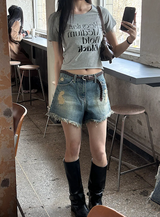 [S/S] レギュラープリンティングハーフTシャツ(3color)