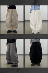 ネヴィスコットンワイドカーブドパンツ
