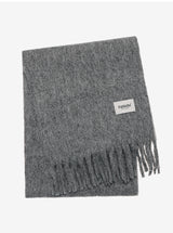 Wool candy muffler (casi grey)