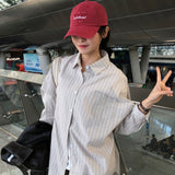 Berui Oversized Fit Boxy Fit Knitted Checkered Shirt Shirt [MANDARINETREE ONLY]