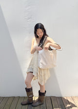 cobaltiny suede bag (beige)