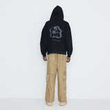 Into The Wild Snake Hoodie Zip Up Black