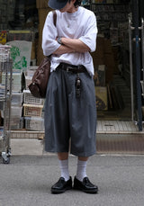 WEE Pin-tuck Stripe Bermuda Slacks