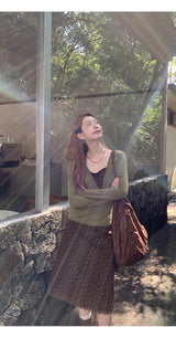 Olive Tree インナーツーピースロングスリーブTシャツ