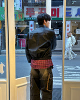 track leather jacket