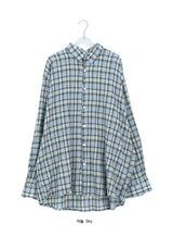 [unisex] デリス ヴィンテージ チェック ロングスリーブシャツ