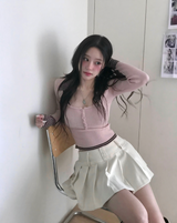 preti collar button u-neck nt