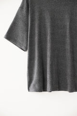 ウォームハーフTシャツ (ダークグレー)