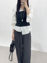 Redio Hidden Banding Slacks Pants