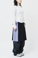 (W) Lowkey Checked Skirt (2color)