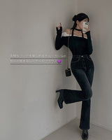 【MADE】Off shoulder blouse
