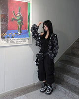 [UNISEX] バミューダカーゴワイドパンツ