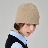Leaf VZ Logo Waffle Beanie / Beige