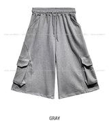 Side Round Pile Bermuda Pants