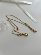 coii Round Coin Ball Layered Ruffle Bold Long Short Necklace