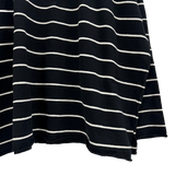 sheer striped long sleeve