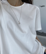 [Lè made/10,000 Sold] Lè made Stand U-neck Short Sleeve T-shirt / 4 colors