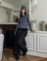 ニロカットシースルーレイヤードセット - long sleeve, sleeveless