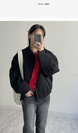 [Quilted lining/unisex] News Overfit Blouson Jacket