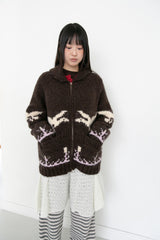 bird cowichan cardigan(2colors)
