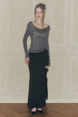 DUSK GRAPHIC TEE charcoal