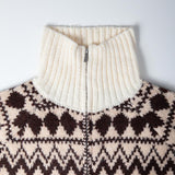 ASCLO Diamond Wool Knit Zip Up (3color)