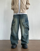 Aero Cargo Denim Pants