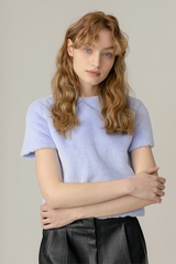 プルームファーTシャツ [lt パープル]