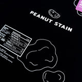 PEANUT STAIN - パッケージング ブラック オーバーサイズド Tシャツ