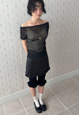 WAVE BOAT-NECK TOP
