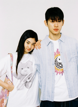 スパークルインヤンTシャツ - ホワイト