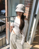 コルプビンテージレタリング長袖Tシャツ