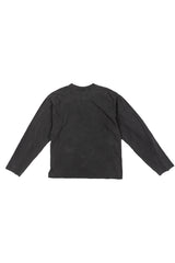 フレインブラックウォッシングクロップ半袖Tシャツ