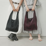 New layered organza bag_black