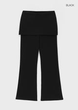 [B-BASIC] AirSweat Bootcut Skirt-Pants (2SIZE)