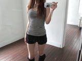 Stud folding shorts