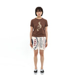 MULTI SKULL COTTON SHORTS (IVORY)