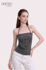 Mild Halter Strap Tube Top